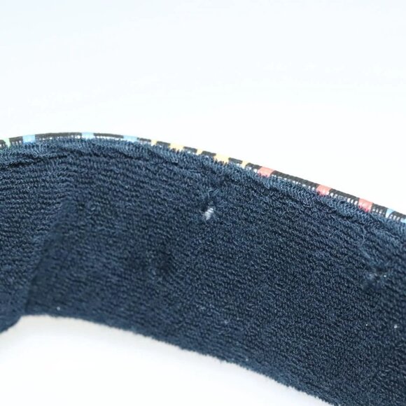 GUCCI GG Psychedelic Sun Visor Hat Multicolor Silver Auth 142391 - Picture 12 of 15